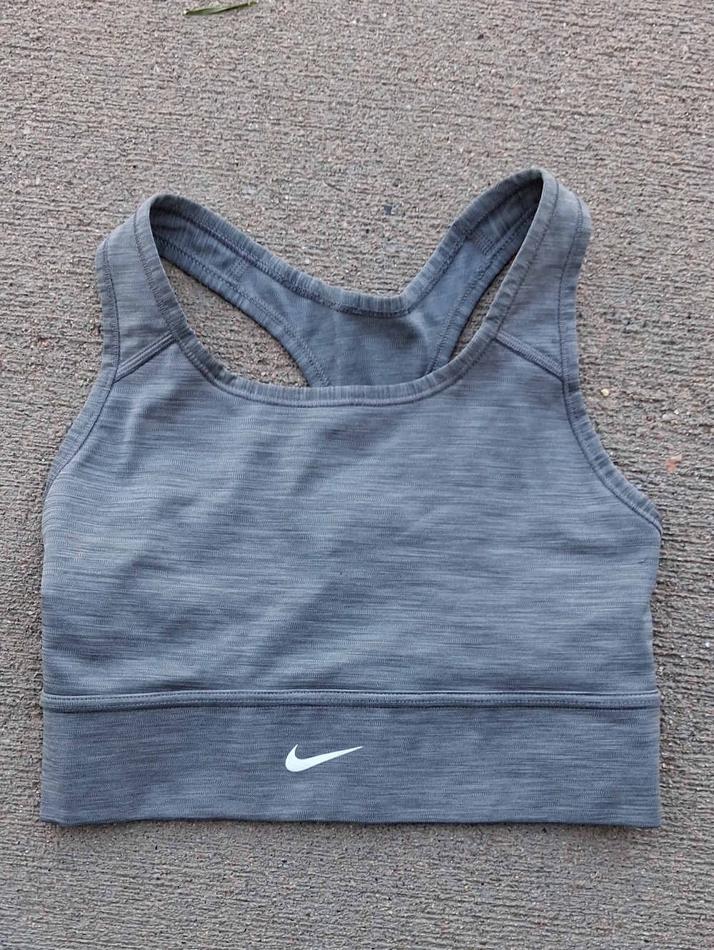 Nike Gray Racerback Sports Bra